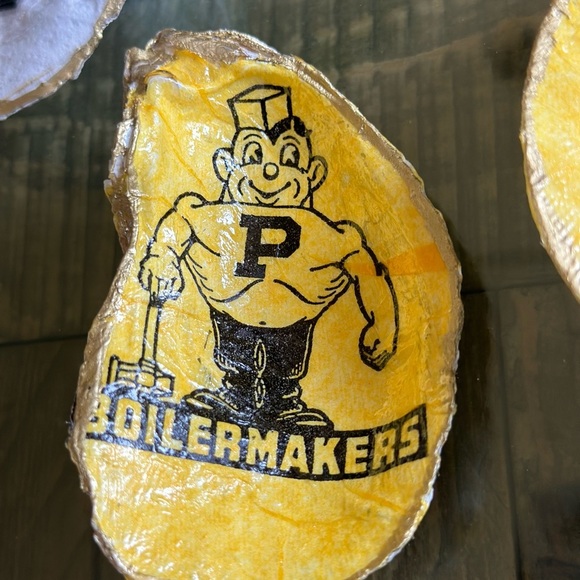 PURDUE UNIVERSITY Shell Trinket Dishes - Picture 4 of 4